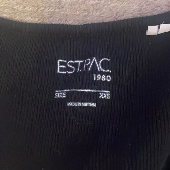 EST.PAC black shirt Size XXS - Picture 2 of 2